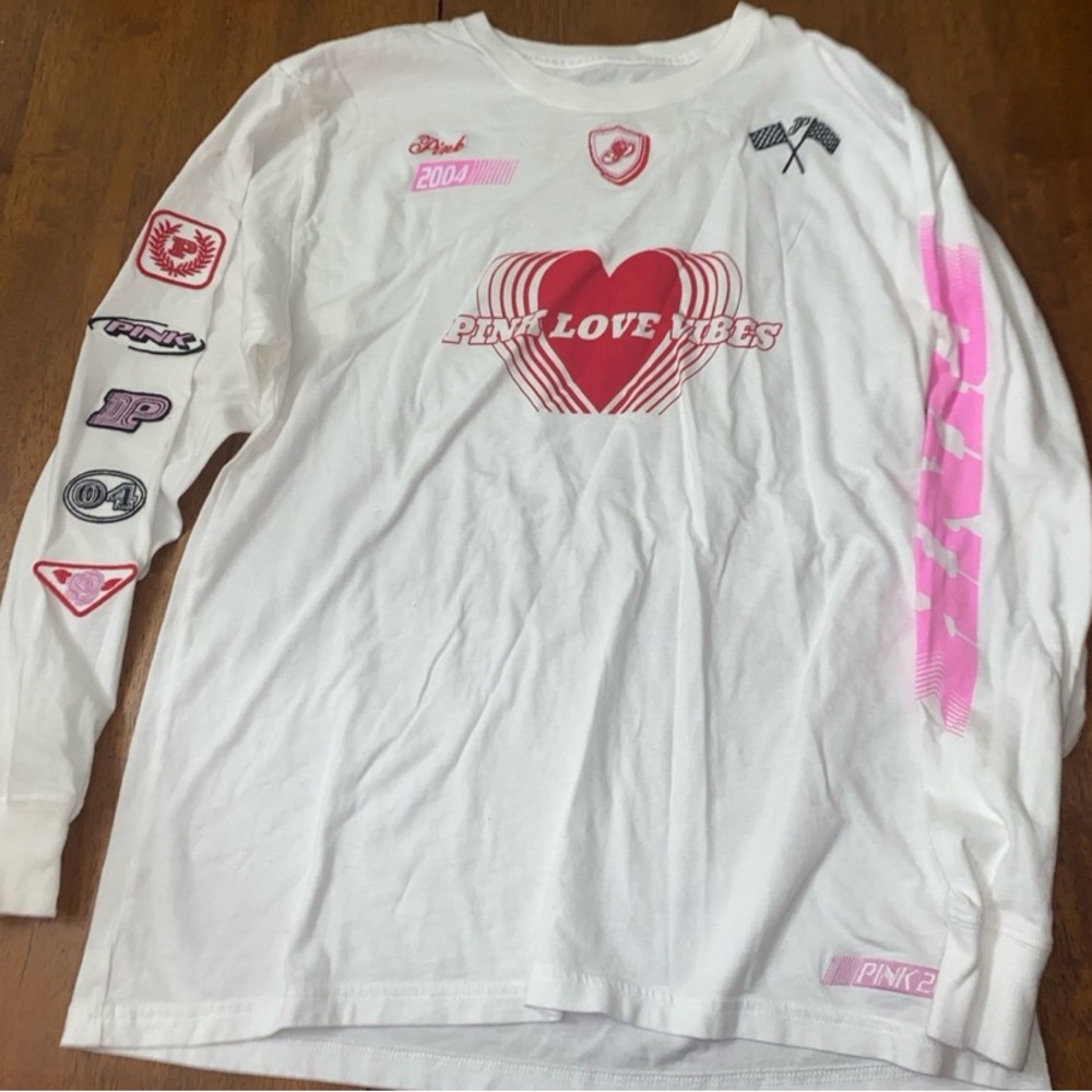 Pink Love Vibes Kids Long Sleeve Shirt